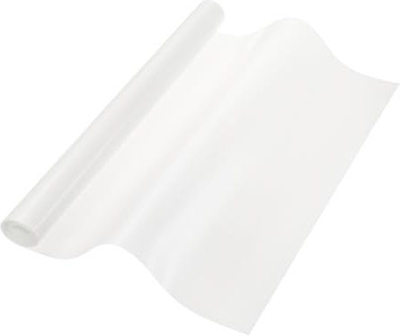 QUARKZMAN 11.8 x 5.9 pies Rollos de Tapete de Silicona para Hornear Resistentes al Calor Tapetes de Repostería Antiadherentes Antideslizantes para Encimeras Blanco