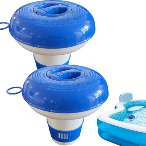 Chlortabletten Und Schwimmer Für Pools, Schwimmender Chlorspender Für Pools Mit Hebering, Großer Medikamentenspender, Schwimmender Wassertablettenbecher Für Whirlpools