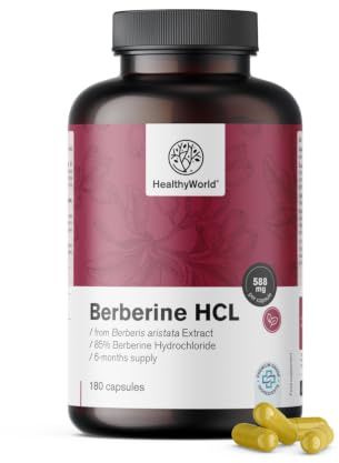 HealthyWorld Berberin HCL 500 mg - 180 Pflanzenkapseln