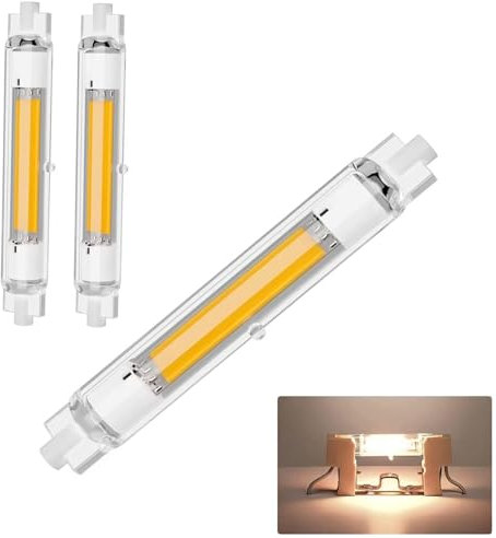 GFDYTG R7S LED 118mm Dimmbar,30W 118mm LED Lampen Ersatz für 300W J118mm Halogenstab,R7s Led COB Glühbirne Naturweiß 4500K 3000LM Kein Flackern,360°Abstrahlwinkel,AC 220-240V,2er Pack