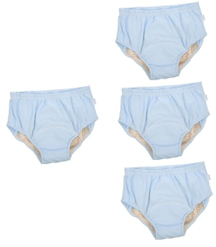 FOMIYES Personas Mayores Orina Noche 4 Uds Pantalones Lavables Urinarios Reutilizables Antienfermería Para Hombres De Talla Para Ancianos Cubre Envolturas Femeninas De Algodón Azul