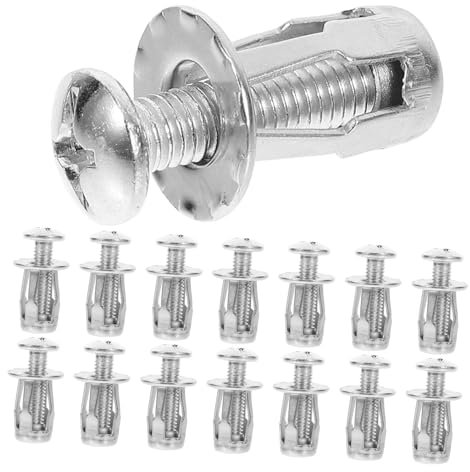 GETAJGHSD 20pièces Écrous à Expansion Pour Portes Creuses Fixations Robustes Acier Pour Mur Plâtre Et Cloison Système De Sécurisation Fiable Pour Divers Projets