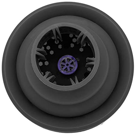 Akozon Silicone Collapsible Hair Dryer Diffuser - Portable Folding Attachment for Curly and Wavy Hair - Travel Friendly Design (Black)