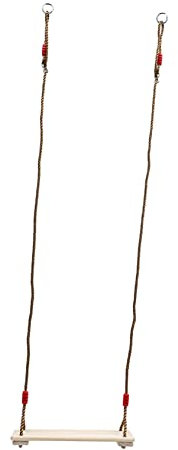 NAMOARLY 1stück Junge Mädchen Holz Schaukel Einfacher Hängender Stuhl Für Drinnen Und Draußen Robustes Design Aus Kiefernholz Leicht Zu Installieren Für Garten Und Spielplatz