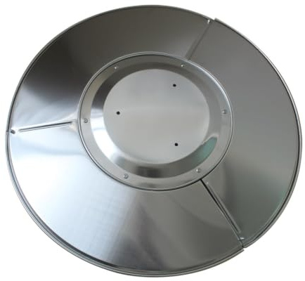 Abdeckung heizstrahler für outdoor terrassenheizer gas reflektorschild heizstrahler alu wärmereflektor heizpilz propan terrassenheizstrahler reflektorschirm ersatzteile