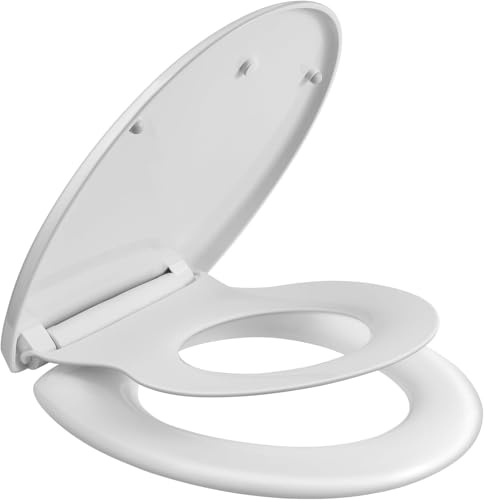 Toilettendeckel mit Kindersitz, Klodeckel mit Kindereinsatz Toilettensitz mit langsamem Schließen für einfache Reinigung