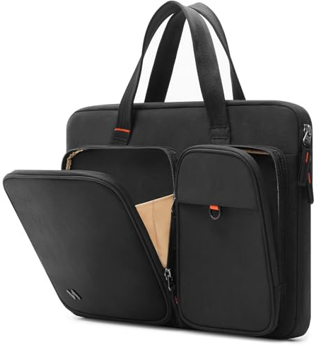 Inateck 360° Rundumschutz Laptoptasche Große Kapazität Hülle Kompatibel mit 13 Zoll MacBook Air M5/M4/M3/M2/M1 2026-2012, 14 MacBook Pro M5/M4/M3/M2/M1 Pro/Max 2026-2021