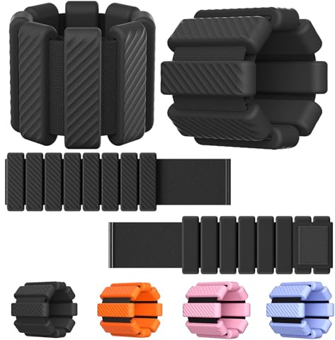 Wrist & Ankle Weights for Women, Wearable Strong Arm & Leg Weights Set of 2(1Lbs Each), Adjustable Ankle Weights for Walking, Yoga, Dance, Barre,Gym,Exercise,Pilates,Walking Running