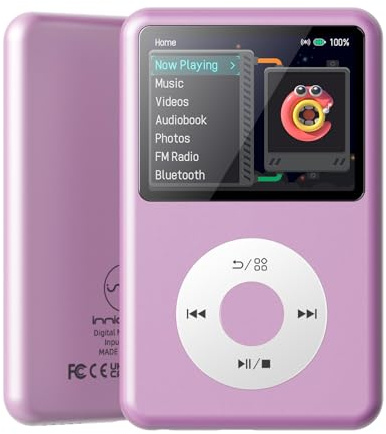 Innioasis Y1 Classe e raffinatezza senza tempo 128 GB Lettore musicale digitale per bambini (viola)