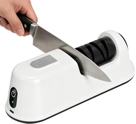 Afilador Eléctrico de Cuchillas Automático de Precisión Recargable