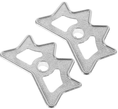 YARNOW 2pcs Tête de Pont de Queue de Billard en Métal Argenté Légère et Ajustement Sécurisé Accessoire de Billard pour Table