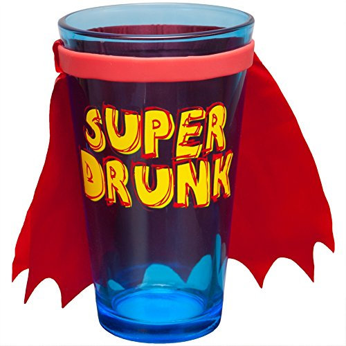 Old Glory Super Drunk Caped Pint Glass