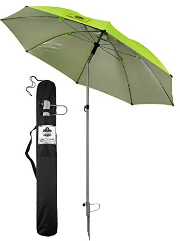Ergodyne SHAX 6100 Lightweight Industrial Umbrella Lime, 84