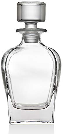 Godinger Whiskey Decanter, Liquor Decanter, Wine Decanter for Beer, Scotch, Bourbon or Wine, Barware & Drinkware, 23oz, Madison Collection