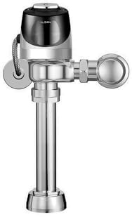 Sloan ECOS 111 Exposed Sensor Hardwired Water Closet Flushometer, 1.28 GPF Flush Valve - Single Flush, Fixture Connection Top Spud, Infrared Sensor, Polished Chrome Finish, 3370421