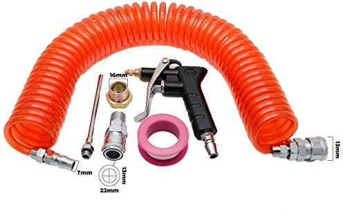 MASO Air Duster Blow Gun Dust Cleaner Cleaning Tools Hose Nozzle for Car Lorry Truck