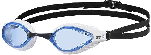 ARENA Air-Speed Schwimmbrille Für Erwachsene, Schwimmbrille Mit Breiten Linsen, UV-Schutz, 3 Austauschbare Nasenstege, Air Seals Dichtungen, Linsen Mit Anti-Beschlag-Beschichtung