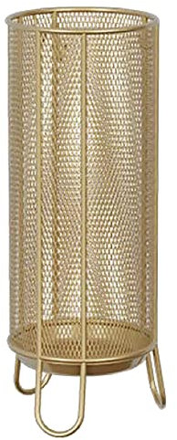 Hbaebdoo Portable Umbrella Storage Rack Household Umbrella Stand Commercial Hotel Lobby Office Umbrella Bucket Door, Gold