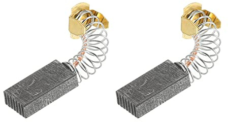 PATIKIL Escobillas de Carbón para Herramienta Eléctrica 20x10x5mm 2Pcs | Cepillos de Carbón para Motor, Reemplazo de Reparación de Angular Amoladora Mesa Sierra Taladro de Mano