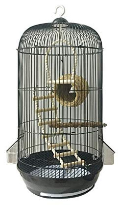 Vogelkäfig Schmiedeeisen auswählen Vogelkäfig Große Flug Vogelkäfig mit Sittich, Kanarisch, Finch, Nymasatiel, Schwarz Vogelkäfige