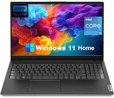 Lenovo V15 G3 15,6 pollici 1080p FHD Business Laptop Computer [Windows 11 Pro], 12a generazione Intel 10-Core i5-1235U, 24GB RAM, 1TB PCIe SSD, Intel UHD Graphics, tastierino numerico, Wi-Fi, BT