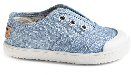 Pablosky Lona 979710, Zapatillas Bebé-Niñas, Azul, 20 EU Ancho