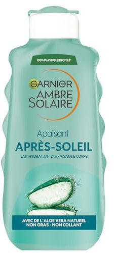 Garnier Ambre Solaire Beruhigende After Sun Milk, verlängert die Bräune und spendet Feuchtigkeit, 175 ml