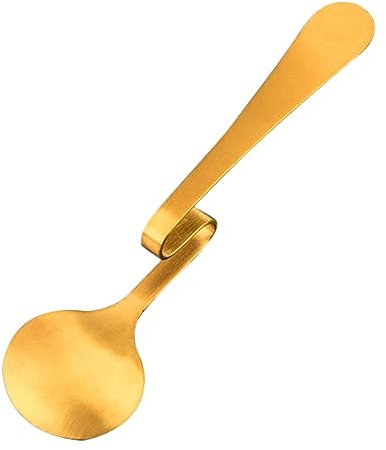 PRETYZOOM Cucchiaio in Acciaio Per Dessert Cucchiaio Da Per Mescolare Caffè Per Hotel e Da