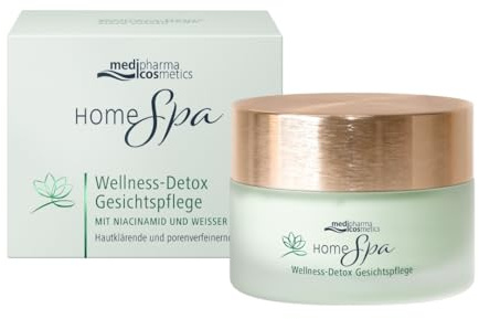 Wellness-Detox Gesichtspflege Home Spa - medipharma cosmetics – mattiert und klärt das Hautbild (1 x 50 ml)