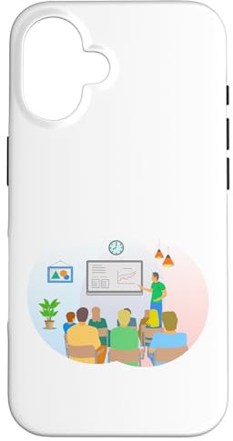 Meeting in The Conference Room Boardroom Meeting Office Case for iPhone 16