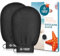 2 piezas Guante Exfoliante Corporal, Guantes exfoliantes, Guantes Exfoliantes para Mujeres y Hombres De Baño Guante Cuerpo y Cara, Profunda Piel Muerta, Obtener Piel Suave (Negro)