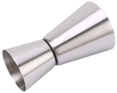 Verre doseur à cocktail - Petit doseur à double mesure en acier inoxydable - Accessoire pour cocktails - Vin - Spiritueux - Accessoire de fête - A - 20 ml/40 ml