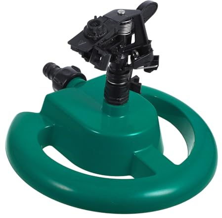 Kisangel Arroseur De Jardin Automatique Rotatif à Degrés pour Pelouse Et Plantes Vert
