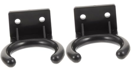 FRCOLOR 2 Stück Universelle Mikrofon Wandhalterung Mikrofonhaken mit 33mm Innendurchmesser aus Langlebigem Material Tragbarer Mikrofonhalter für Karaoke Studio und Home Office