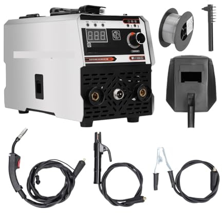 Saldatrice MIG MMA 2 In 1 Saldatore Inverter DC IGBT Alimentazione Automatica Del Filo Saldatura A Contatto Saldatore Ad Arco Senza Gas Schermato Con Gas Preciso Stabile