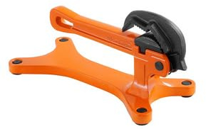 Ruaizel Étau de tuyau portable, pince multifonction portable, visière Tightening, auto-défaillance, colliers de serrage manuels fixes pour tuyaux, accessoires, vannes (orange)
