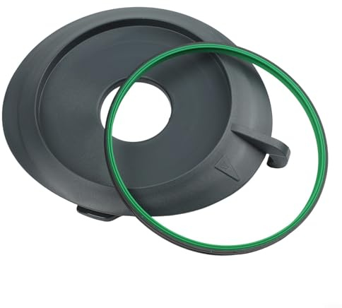 Vilgftyiet Juego de anillo de sellado de silicona y tapa de 18 cm para Thermomix para tm31, reemplazo de junta de olla de nailon, herramienta de cocina esencial para evitar fugas