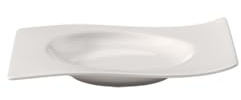 Villeroy und Boch NewWave Untertasse, 15 cm, Premium Porzellan, Weiß