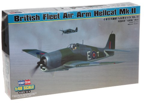 Hobby Boss 80361 Modellbausatz British Fleet Air Arm Hellcat Mk.II, Grey
