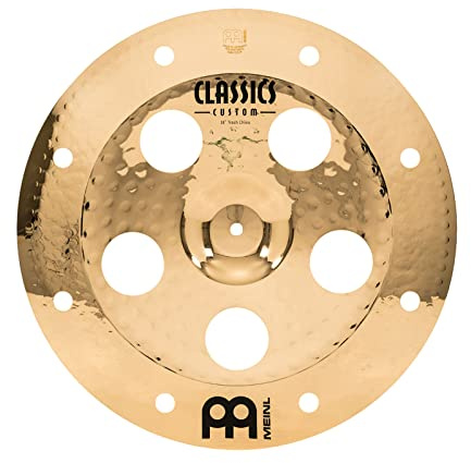 Meinl Cymbals Classics Custom Brilliant Plato Trash China de 18 pulgadas (45,72cm) Platillos de Batería - Bronce B12, Acabado Brillante (CC18TRCH-B)