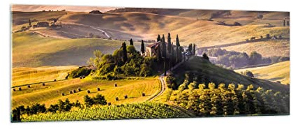 ARTTOR Glasbild 140x50cm Wandbild Glasdruck Landschaften Natur - 2465