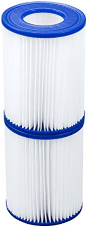 Bestway Flowclear Type II Filter Cartridge, Swimming Pool and Spa Filter, Easy Installation, Pool Cleaning Filter
