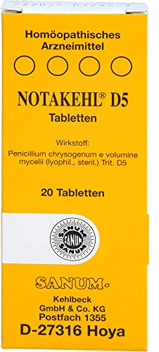 SANUM-KEHLBECK Notakehl D5 Tabletten, 20 St. Tabletten