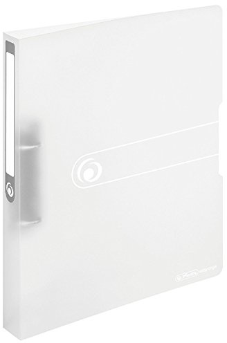 Ringbuch A4 PP 2-Ring 3,8cm (5er Packung, weiß transluzent)