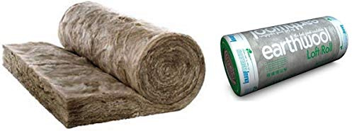 1x Insulation Loft Roll Floor & Roof Lagging Knauf Earthwool 44 200mm Thickness 5.93m2 Per Roll