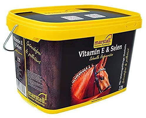 marstall Premium-Pferdefutter Vitamin E + Selen, 1er Pack (1 x 3 kilograms)