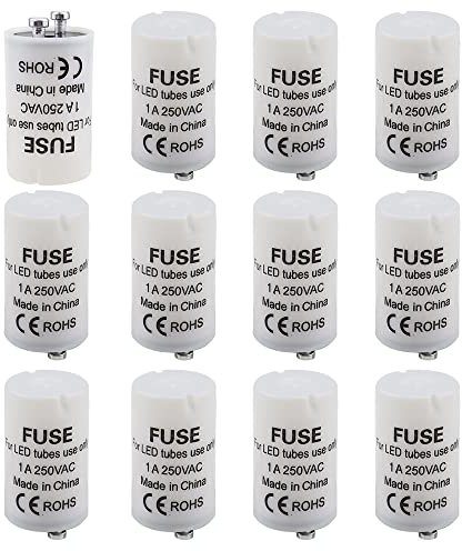 SRunDe 12 Pezzi Starter per Tubo Fluorescente LED T5 T8 Neon Lampada 40 W 85-265V