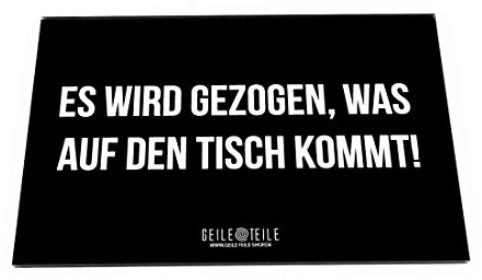 GeileTeile™ Acrylplatte, Ziehplatte, Ziehbrett, Unterlage (Es wird gezogen, was auf den Tisch kommt)