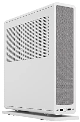 Fractal Design Ridge White - PCIe 4.0 riser card included - 2x 140mm PWM Aspect fans included - Type C USB - m-ITX PC Gaming Case