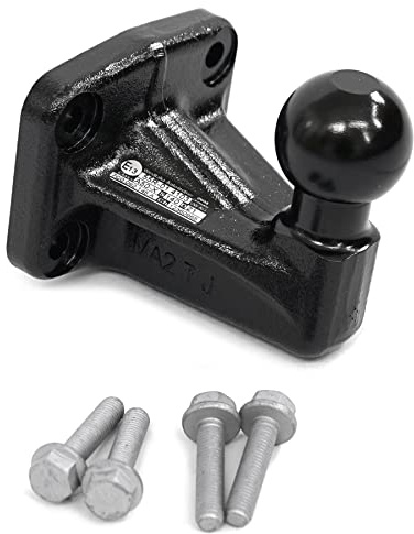 Volkswagen 7C0092145A Kugelkopf Anhängervorrichtung Anhängerkupplung starr *** nur für PR-Code 1D8 *** (werkseitiger Endquerträger BZW. Anhängebock mit Lochbild 56x83mm)